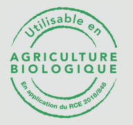 Utilisable en Agriculture Biologique