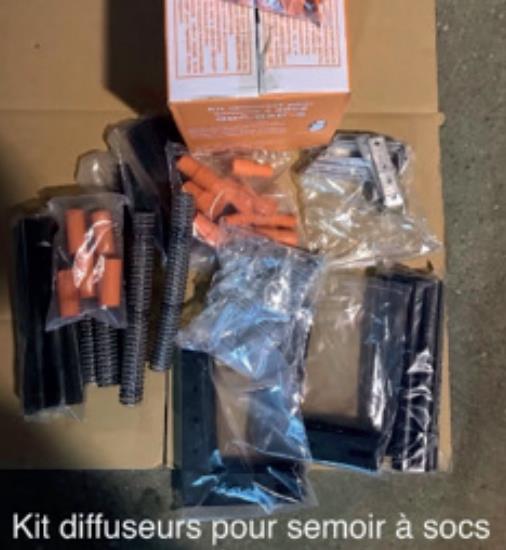 Kit diffuseurs pour semoir à socs